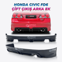 Honda Civic FD6 Arka Ek Çift Çıkış