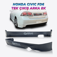 Honda Civic FD6 Arka Ek Tek Çıkış