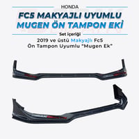 HondaHonda FC5 2019+ Makyajlı Kasa Uyumlu Ön Tampon EkiFC5 Tampon ekleri