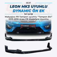 SeatLeon MK3 Makyajsız Kasa Uyumlu Ön Tampon EkiLeon Tampon ekleri