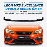 SeatSeat Leon MK3.5 Xcellence 2017-2020 Uyumlu Cupra Ön Lip EkiLeon Tampon ekleri