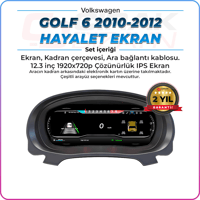 VolkswagenGolf 6 Uyumlu Hayalet Ekranİç Aksesuar