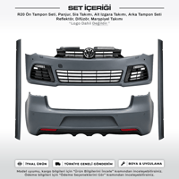 VolkswagenGolf 6 Uyumlu R20 SETGolf 5 ve 6