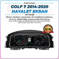 VolkswagenGolf 7 Uyumlu Hayalet EkranGolf 7 ve 7.5