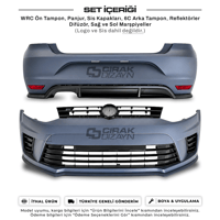 VolkswagenPolo Uyumlu WRC Bodykit / 6CPolo MK5 / Polo MK6