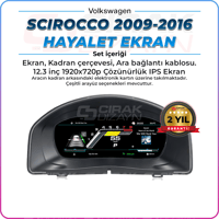 VolkswagenScirocco Uyumlu Hayalet Ekranİç Aksesuar