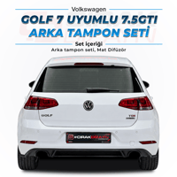 VolkswagenVolkswagen Golf 7 Uyumlu 7.5 GTI Arka Tampon SetiGolf tampon setleri