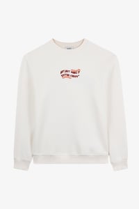 Alegion Solistice Erkek Sweatshirt 005 – Ekru 03 Pizza