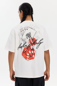 Alegion Solistice Erkek T-Shirt 001 – Ekru 01 Zarlı