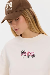 Alegion Solistice Kadın Sweatshirt 009 – Ekru 05 Sakura