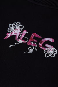 Alegion Solistice Kadın Sweatshirt 010 – Siyah 05 Sakura