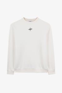 Alegion Solistice Kadın Sweatshirt 013 – Ekru 07 Tear Off