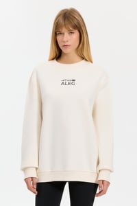 Alegion Solistice Kadın Sweatshirt 015 – Ekru 08 Telefon