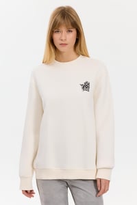 Alegion Solistice Kadın Sweatshirt 023 – Ekru – 12 No Risk