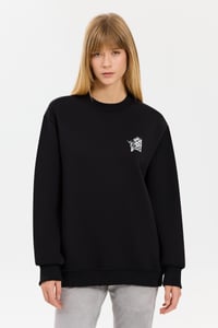 Alegion Solistice Kadın Sweatshirt 024 – Siyah – 12 No Risk