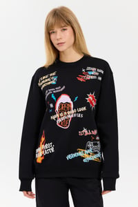 Alegion Solistice Kadın Sweatshirt 026 – Siyah – 13 Game