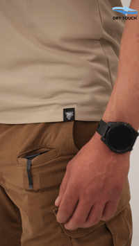 308 Win Krem Polo Yaka Dry Touch Tişört