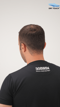 308Win Siyah Dry Touch Tişört
