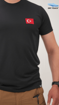 308Win Türkiye Yazılı Siyah Dry Touch Tişört