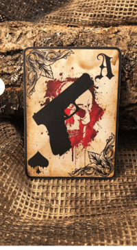 Ace Of Pistol Patch/Peç/Arma (9 x 6,5cm)