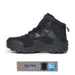 ASCİM Outdoor Unisex Su Geçirmez Deri Dört Mevsim Bot | Siyah