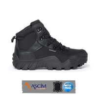 ASCİM Outdoor Unisex Su Geçirmez Deri Dört Mevsim Bot | Siyah