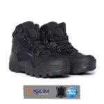 ASCİM Outdoor Unisex Su Geçirmez Deri Dört Mevsim Bot | Siyah