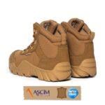 ASCİM Outdoor Unisex Su Geçirmez Süet Deri Dört Mevsim Bot | Coyote