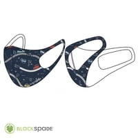 BLACKSPADE Çocuk Koruyucu Maske Araba Desen S1