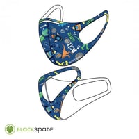 BLACKSPADE Çocuk Koruyucu Maske Astronot Desen S1