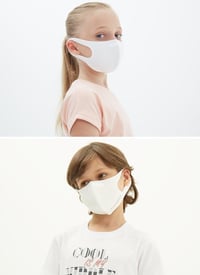 BLACKSPADE Çocuk Koruyucu Maske Beyaz S2