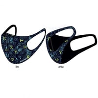 BLACKSPADE Çocuk Koruyucu Maske Harf Desen S2