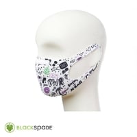 BLACKSPADE Çocuk Koruyucu Maske Sevgi-Aşk Desen S2