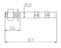 CLIMBING TECHNOLOGY  BOLT VIDASI 10MM