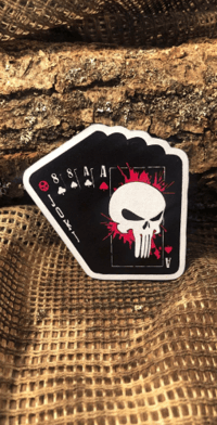 Dead Man's Hands Patch/Peç/Arma (7 x 7cm)