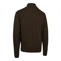 DEERHUNTER Harrington Fermuarlı Kahverengi Kazak XL