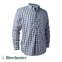 DEERHUNTER Jeff Shirt 78179 Mavi Kareli Gömlek 43