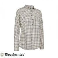 DEERHUNTER Lady Grace Bej Kareli Gömlek 38