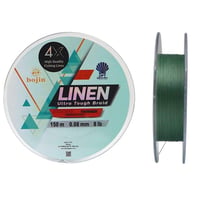 DFT Bojin 4X Linen İp Misina 0.08 mm  150 m  Yeşil