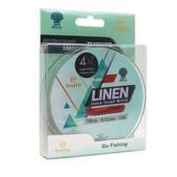 DFT Bojin 4X Linen İp Misina 0.12 mm  150 m  Yeşil