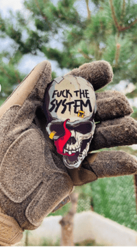 Fck The System Patch ( 9 cm )