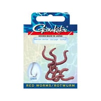 GAMAKATSU BKD-5260B Red Worm İğne Takımı 60 cm #8