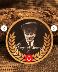 Gazi Mustafa Kemal Patch/Peç/Arma (9cm)