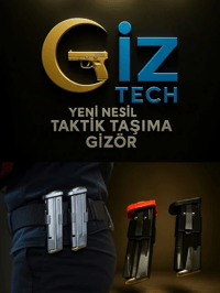 Giztech Yeni Nesil Mıknatıslı Gizli Taktik Şarjör Taşıma Kiti Gizör