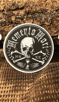 Memento Mori Circle Patch/Peç/Arma (7cm)