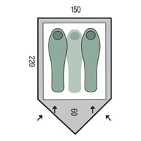 PINGUIN SCOUT 2-3 KHAKI KISILIK CADIR