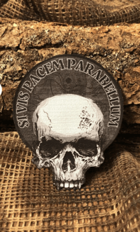 Si Vis Pacem Para Bellum Patch/Peç/Arma (8,7 x 7,2cm)