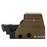 Sightmark Ultra Shot M‑Spec FMS Reflex Sight 1×—65 MOA Circle‑Dot – Dark Earth
