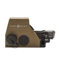 Sightmark Ultra Shot M‑Spec FMS Reflex Sight 1×—65 MOA Circle‑Dot – Dark Earth