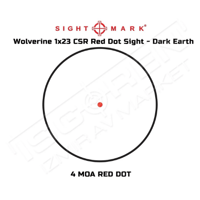 Sightmark Wolverine CSR 1×23 Red Dot Sight – Dark Earth